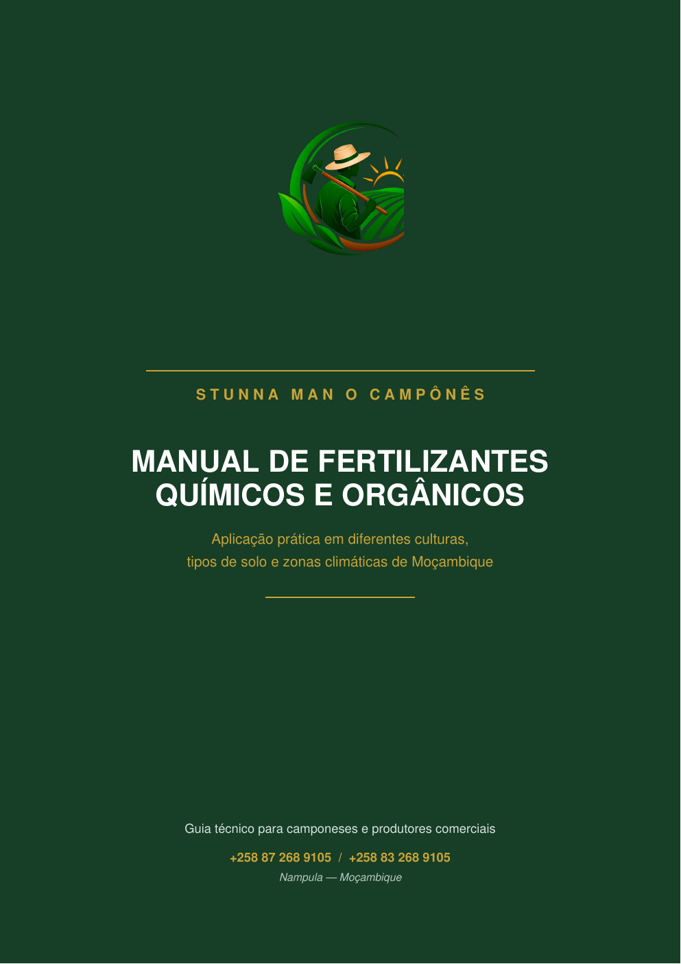 Capa do Manual de Fertilizantes Químicos e Orgânicos