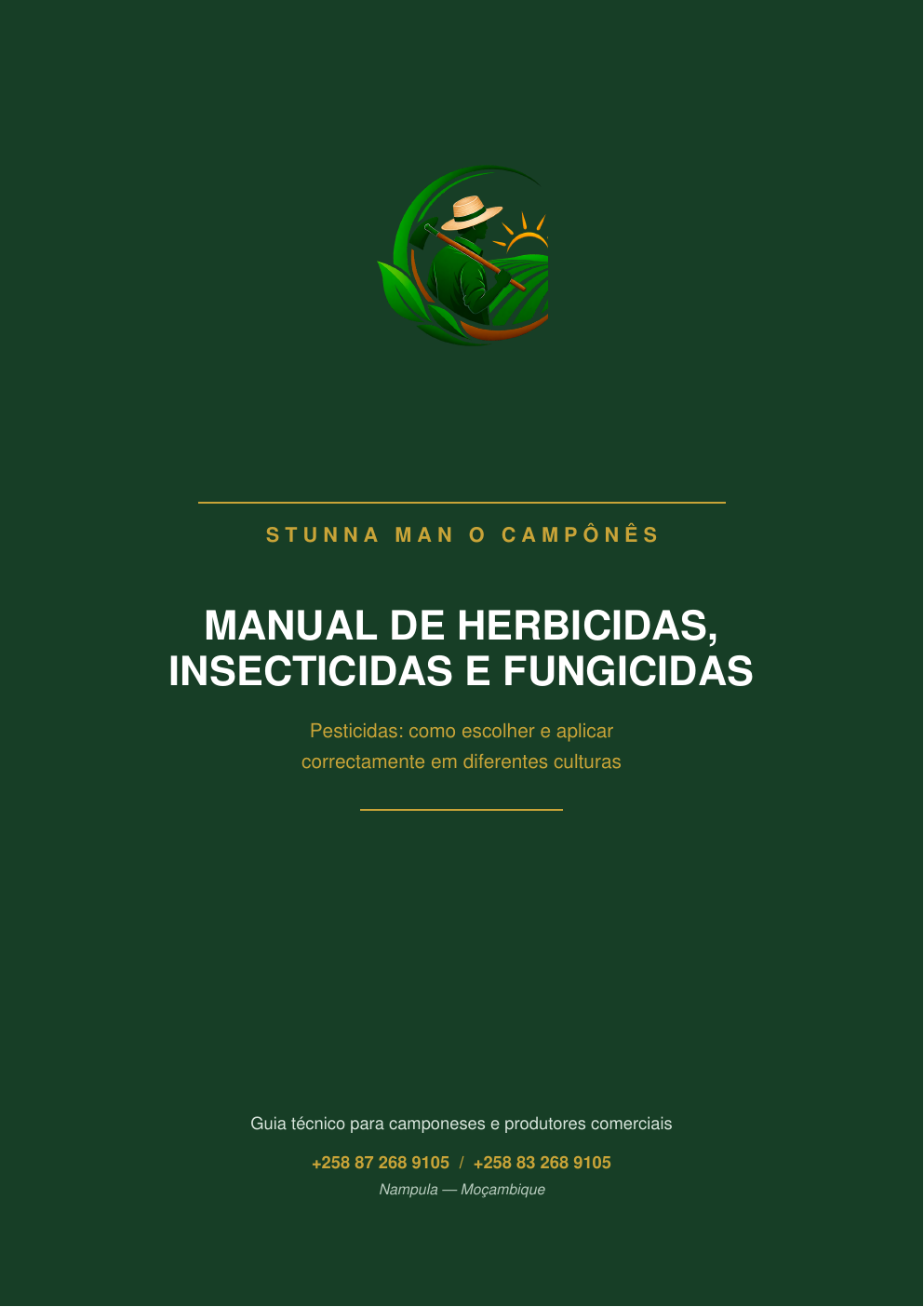 Capa do Manual de Insecticidas, Herbicidas e Fungicidas